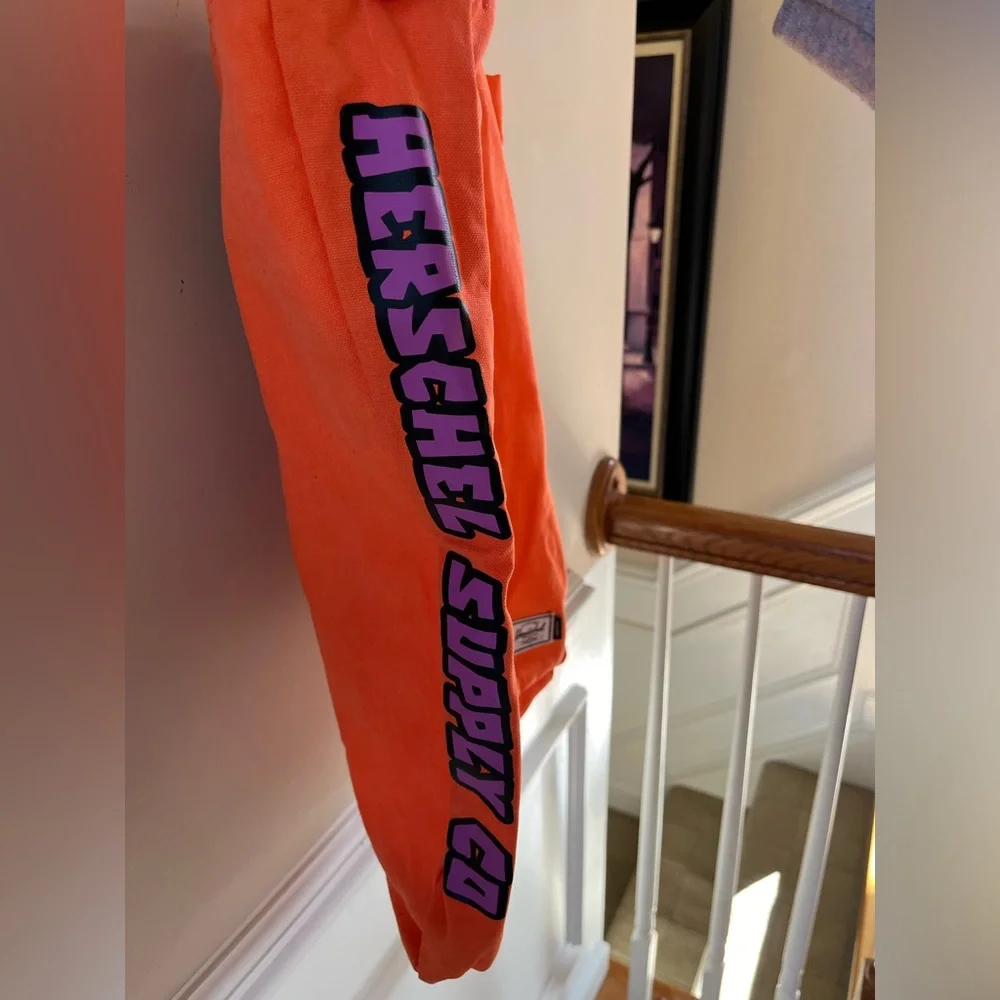 NWT Santa Cruz/Herschel Orange Tote Bag - Picture 6 of 12